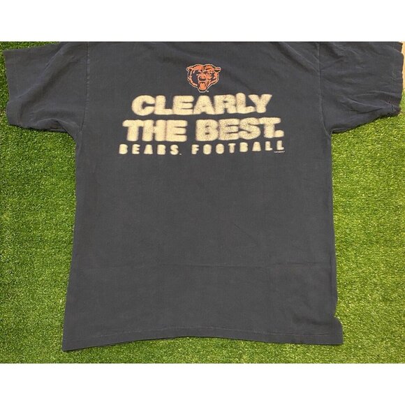Vintage Chicago Bears shirt mens large blue orange 90s short sleeve unisex 18 - Picture 6 of 9
